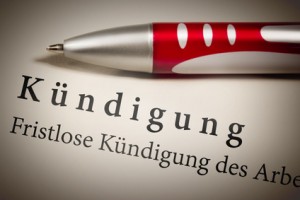 Kündigungsschreiben