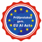 Siegel des Prüfprotokolls gem. EU AI Act